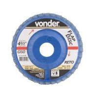Flap Disc 4.1-2 G120 Costado Pvc Reto Inox Vonder - 1