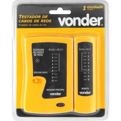 Testador Cabo De Rede Rj11-rj12-rj45 Vonder