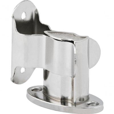 Fixador De Porta Metálico Niquelado Para Piso Vonder