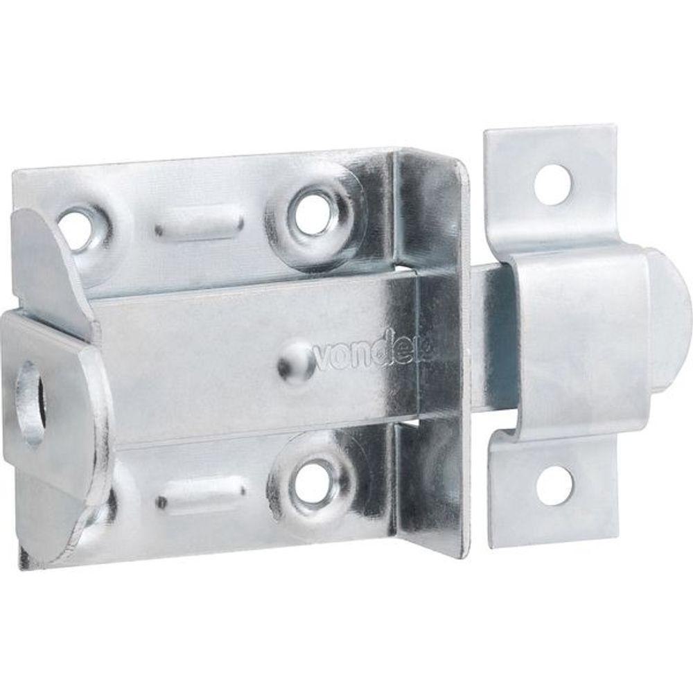 Fecho Chato Porta Cadeado 2 Zincado Cartela 1 P Vonder - 2