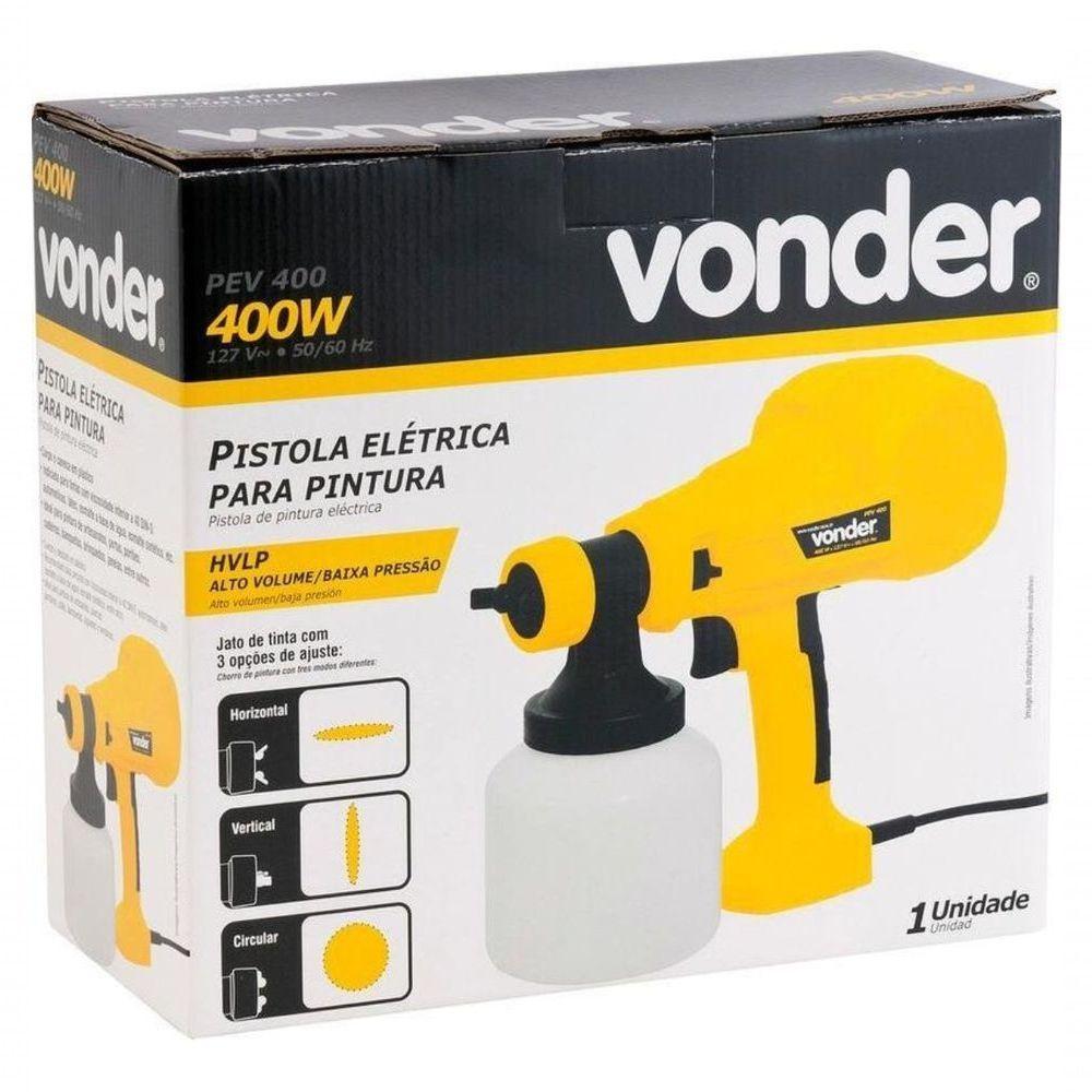 Pistola Elétrica 2,6mm 320W ~ 800ml Pev 400 Vonder 220V - 5
