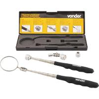 Jogo Pegador Magnético E Espelho Telescópico Com 5 Pç Vonder - 2