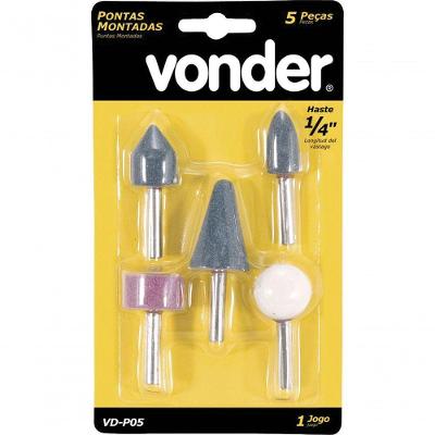 Jogo Ponta Montada Com 5 Peças Vdp05 Vonder