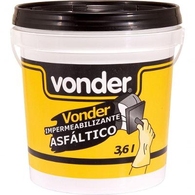 Impermeabilizante Asfáltico 3,6 Litros Vonder