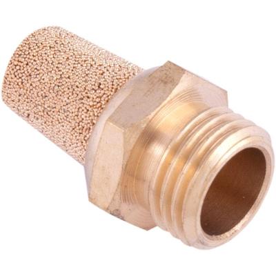 Silenciador De Ar Longo De Cobre Rosca 1-4'' Bsp Vonder