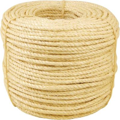Corda Sisal Torcida 6,0mm 7,0kg 220 Metros Natural - Vonder