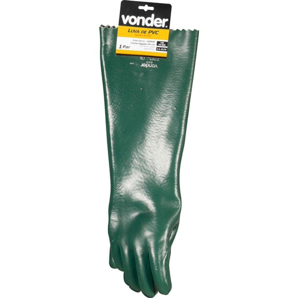 Luva Pvc Lisa Com Forro 46cm Plv0046 Com 5 Pares Vonder - 2