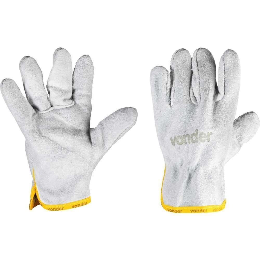 Luva Raspa Com Reforço Palma 7 Cm Petrol Vonder - 4