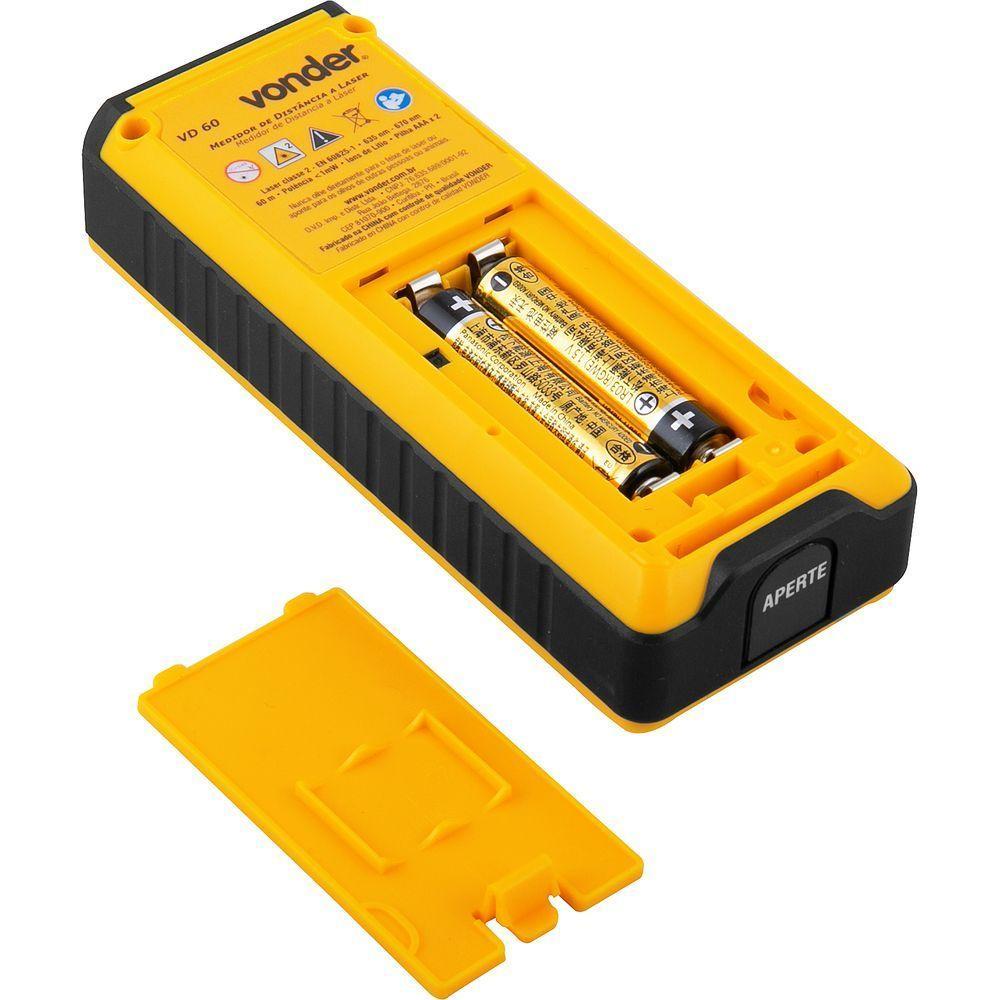 Medidor Distancia Laser Vonder 60 Metros Vd60 - 3