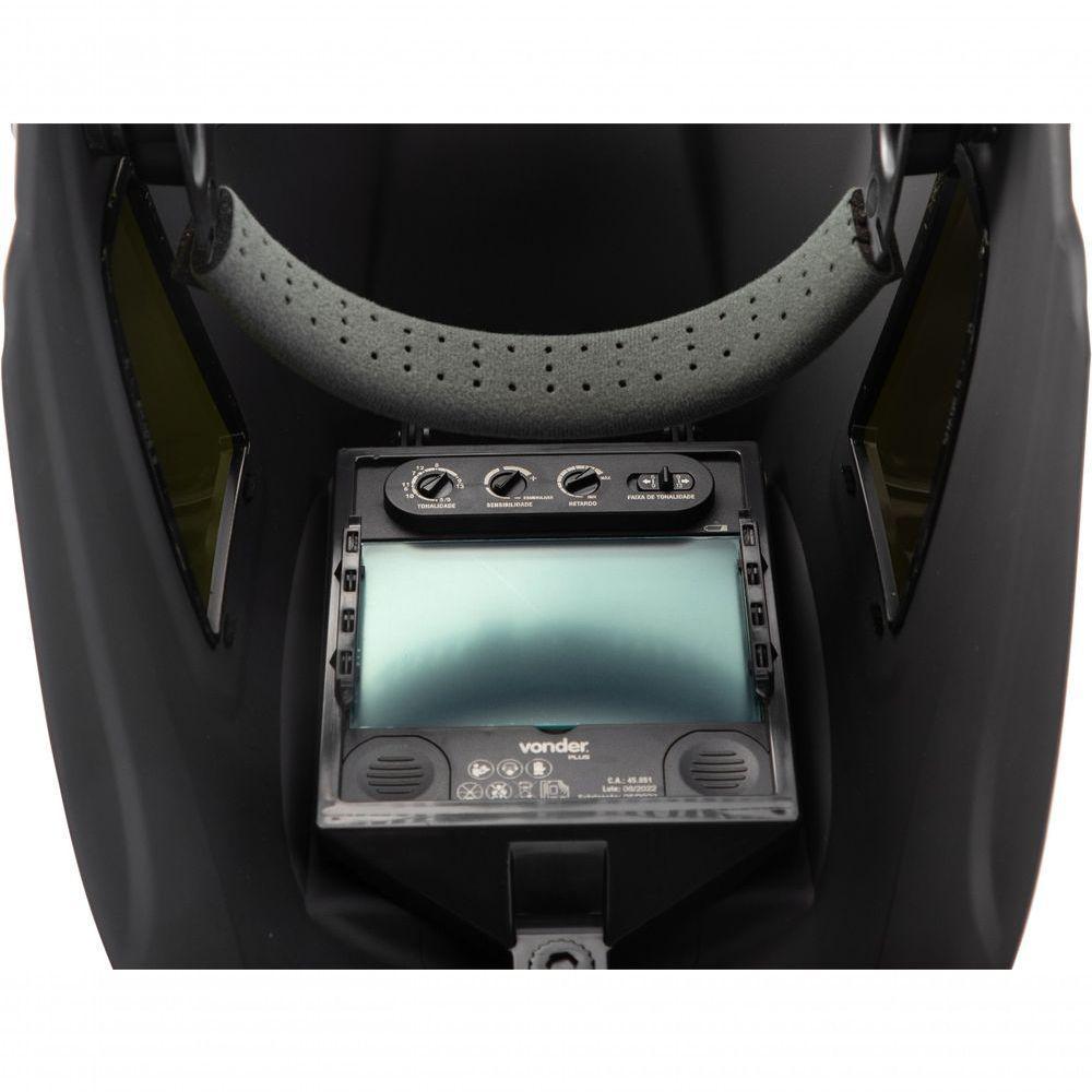 Máscara Escurecimento Automático Visor Lateral 5 A 13 Vonder - 3