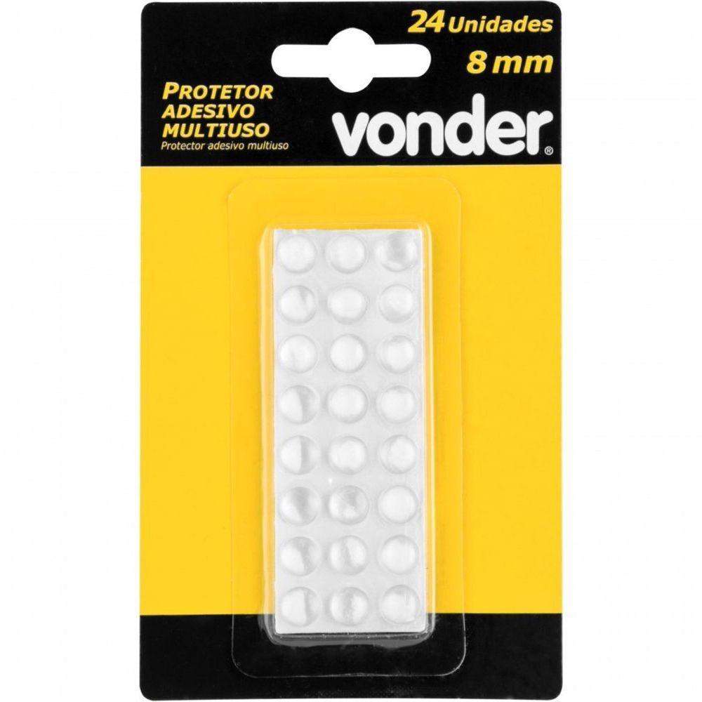 Protetor Adesivo Multiuso 8 Mm Com 24 Peças Vonder - 3