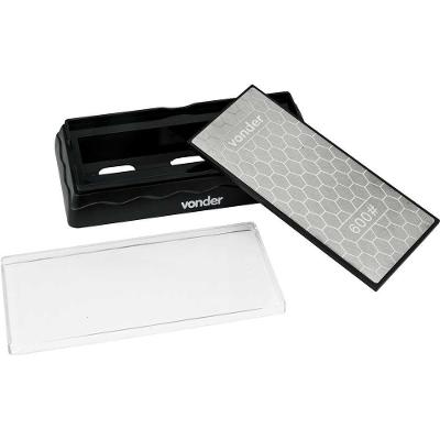 Pedra Para Afiar Diamantada Base De 7" Dupla Face G600-1200 Vonder