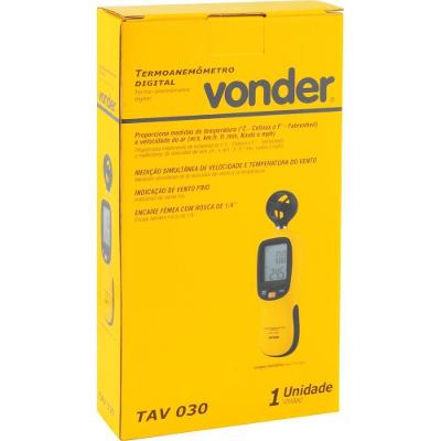 Termoanemômetro Digital Tav 030 Vonder