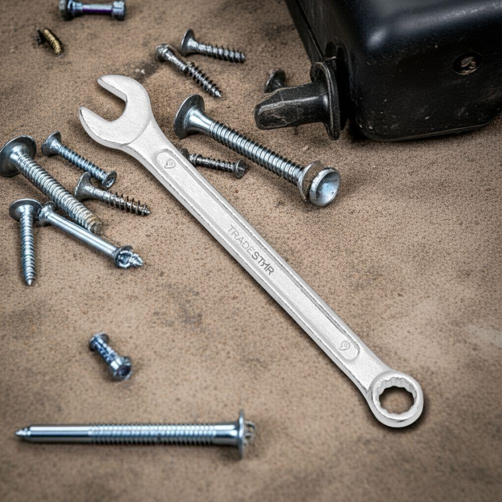 Chave Combinada 9 Mm Aço Carbono Tradestar - 5