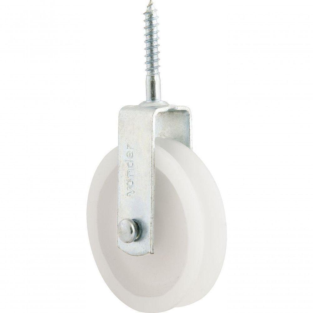Roldana Plástica 4cm Com Parafuso 15kg Vonder - 1