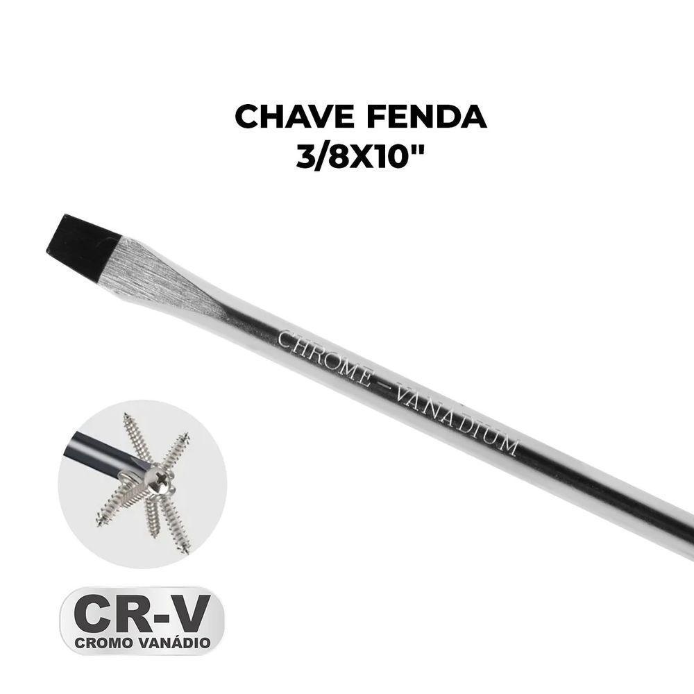 Chave Fenda 5/16 X 4'' Cr-v Tradestar - 4