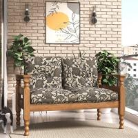 Namoradeira 2 Lugares Liz Cr7002.T64 Imbuia/Floral - 1