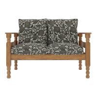 Namoradeira 2 Lugares Liz Cr7002.T64 Imbuia/Floral - 2