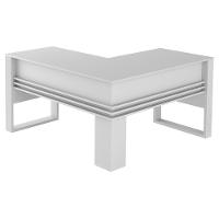 Mesa Escritório De Canto Multimóveis Cr25042 Branca - 3
