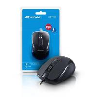 Mouse óptico Fortrek Om-103bk Usb 2400dpi - 1