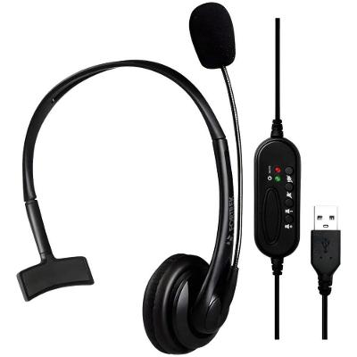 Headset Usb Fortrek Fk731a Unilateral