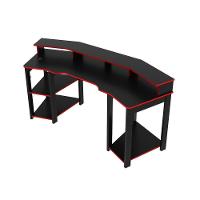 Mesa Gamer Multimóveis Cr25062 Preta/Vermelha - 2