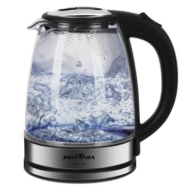 Chaleira Elétrica Bch11 Glass Britânia Capacidade 1,8l 220V