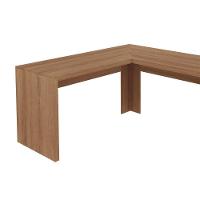 Escrivaninha/Mesa Escritório De Canto Multimóveis Vcr25024 Amêndoa Amêndoa - 2