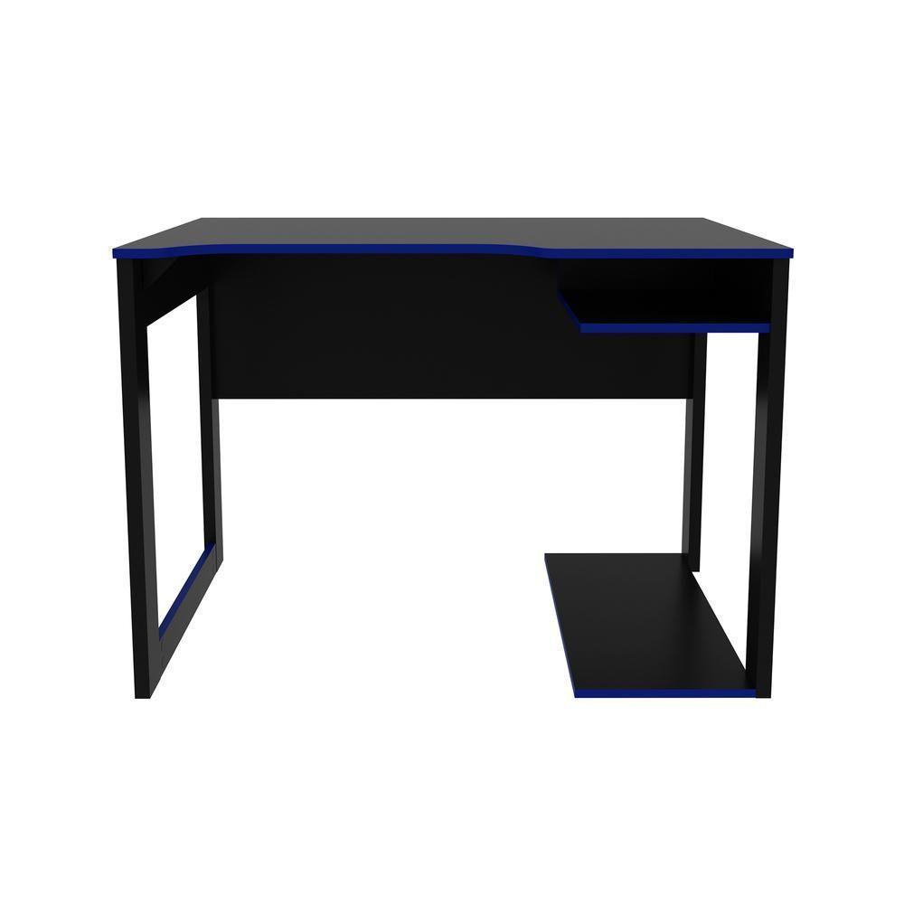 Mesa Gamer Multimóveis Cr25057 Preta/Azul - 3