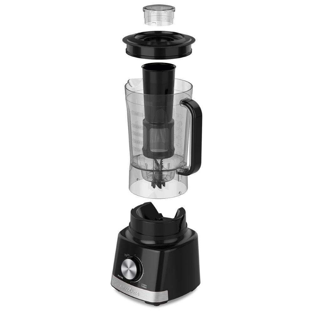 Liquidificador Blq1280p 1150W Britânia Preto 2,7l 110V - 4