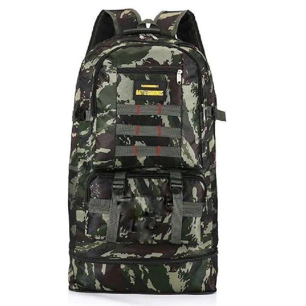 Mochila Resistente Camuflada Grande Impermeavel 5 Bolsos Camping Trilha Aventura Viagem - 1