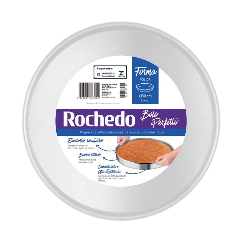 Forma Redonda Rochedo Bolo Perfeito 30cm Polida Polida - 4