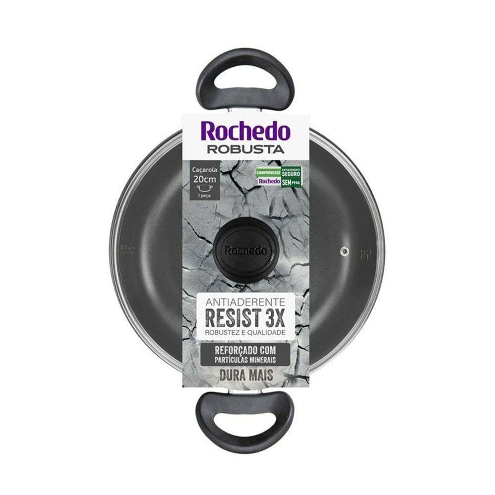 Caçarola Rochedo Robusta 20cm Grafite Grafite - 4