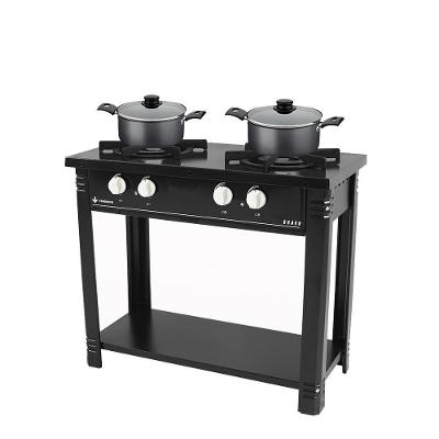 Fogão Industrial 2 Bocas Bravo Preto Venâncio + 2 Caçarolas Tramontina Turim