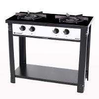 Fogão Industrial 2 Bocas Bravo Branco Venâncio + 2 Caçarolas Tramontina Turim - 7