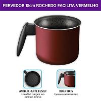 Fervedor Rochedo Facilita 15cm Vermelho Vermelho - 3