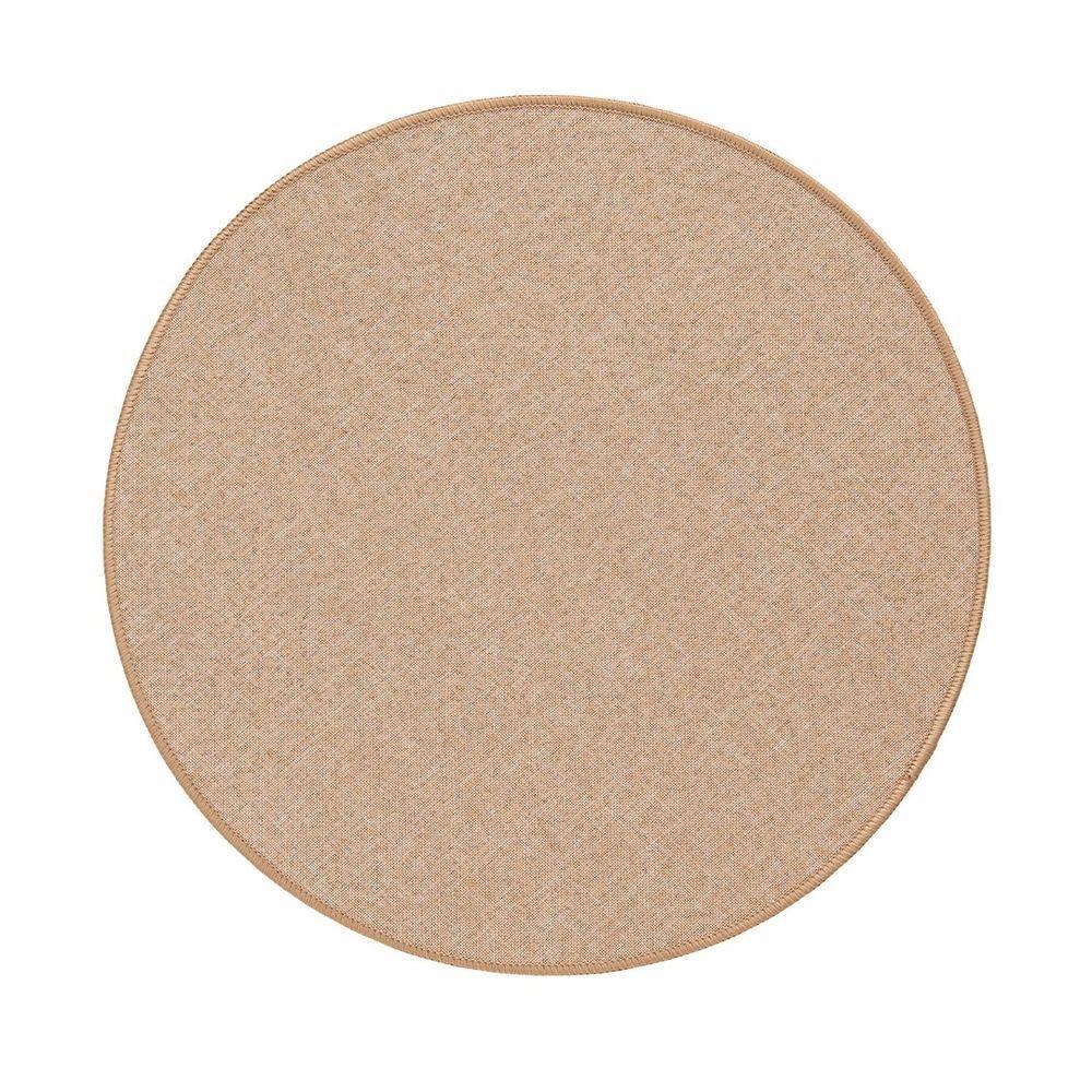 Jogo Americano Copa E Cia Avulso Liva Circular Natural Mescla - 1