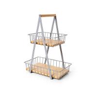 Cesto Duplo Copa E Cia Enjoy Cinza - 1