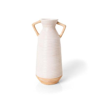 Vaso Copa E Cia Texture Em Cerâmica Médio
