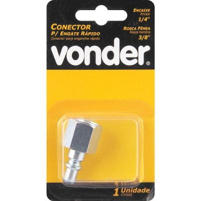 Conector Femea Rosca 1-4x3-8 Com 1 Peça Vonder