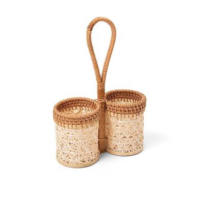 Porta Galheteiro Copa E Cia Rattan Natural