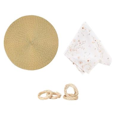 Kit De Mesa Posta Copa E Cia 4 Lugares Lilly-sun