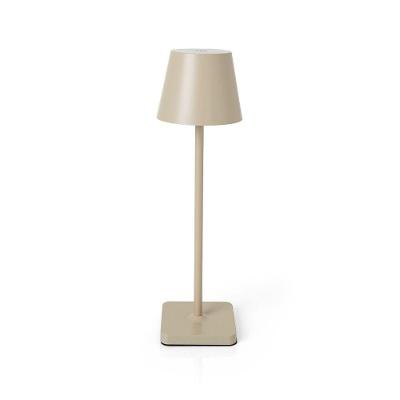 Luminária De Mesa Copa E Cia Tátil Regulável Ross Taupe