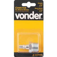 Conector Macho Rosca 1-4x1-2 Com 1 Peça - Vonder - 3