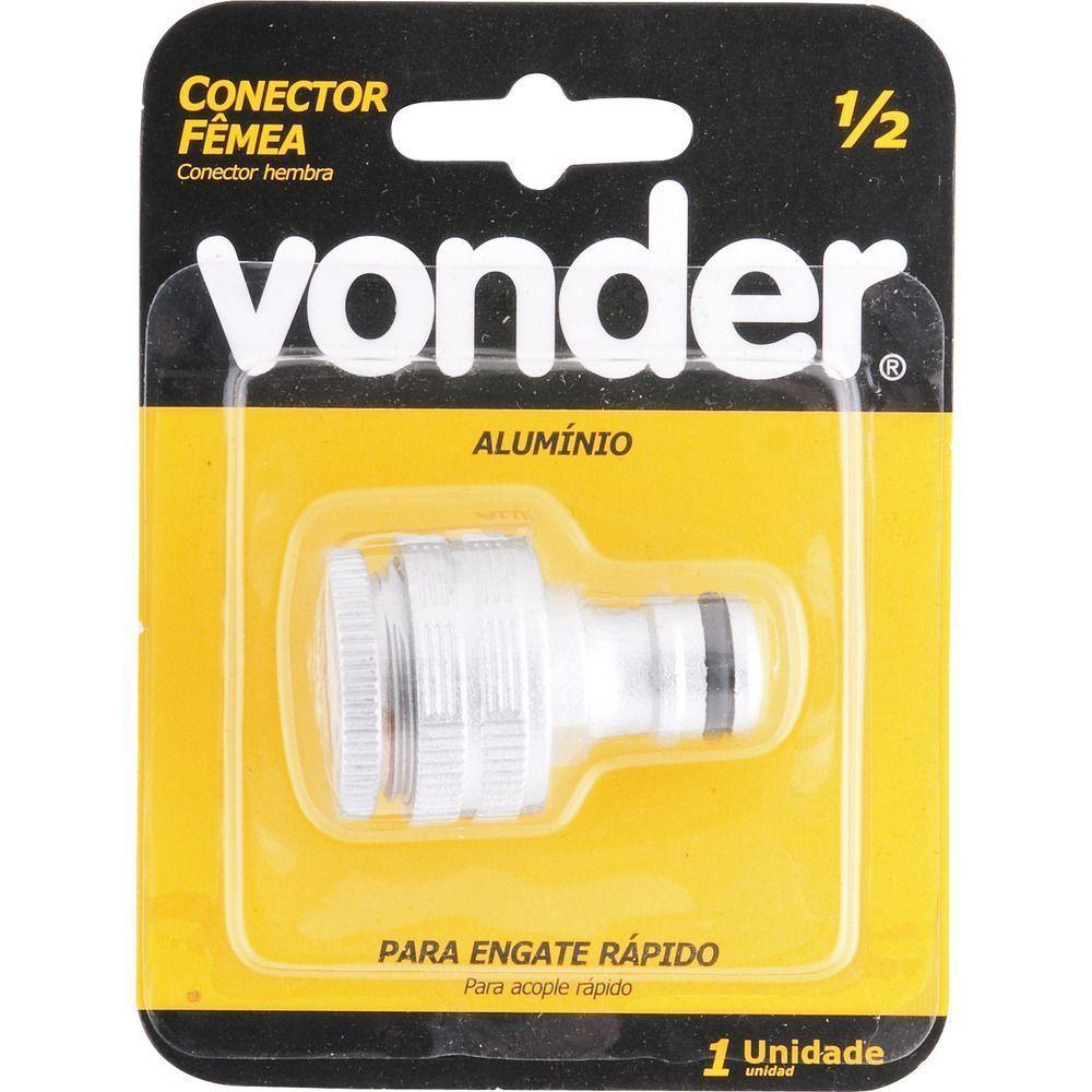 Conector Fêmea Para Engate Rápido Jardim Alumínio Vonder - 2