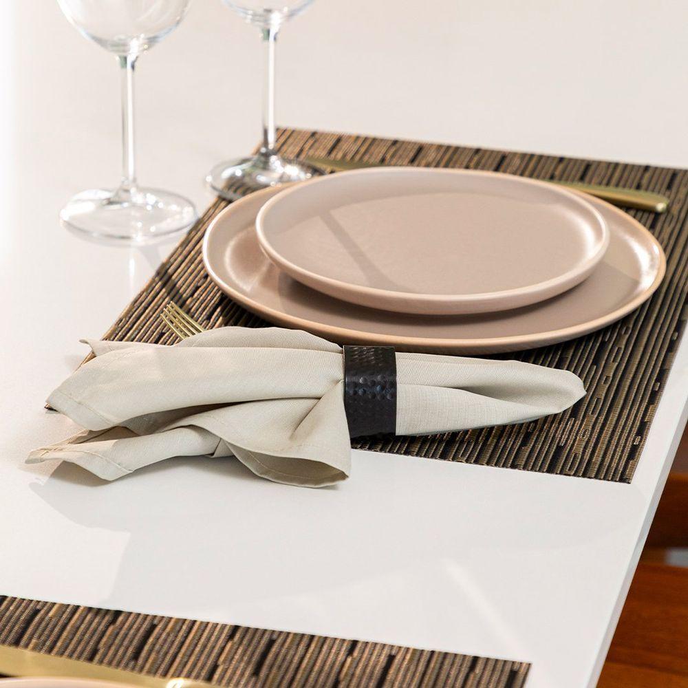 Jogo Americano Copa E Cia 6 Peças Tramado Loom 35 X 48 Cm Coffe - 3