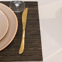 Jogo Americano Copa E Cia 6 Peças Tramado Loom 35 X 48 Cm Coffe