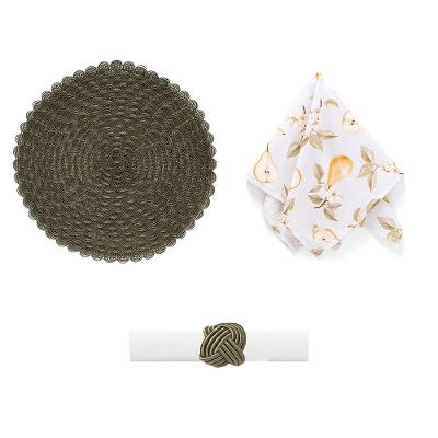 Kit De Mesa Posta Copa E Cia 4 Lugares Ava-pêras