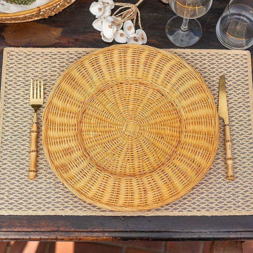 Sousplat Copa E Cia Rattan E Vime Natural - 4