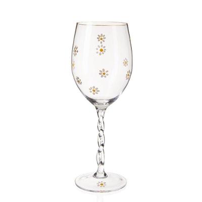 Taça Copa E Cia Aquarelle Vinho-água 600 Ml Margarida